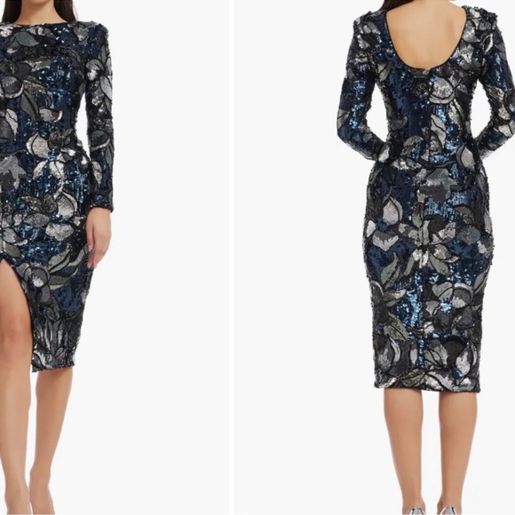 Dress the Population Dresses & Skirts - Natalie Elegant Sequin Evening Dress